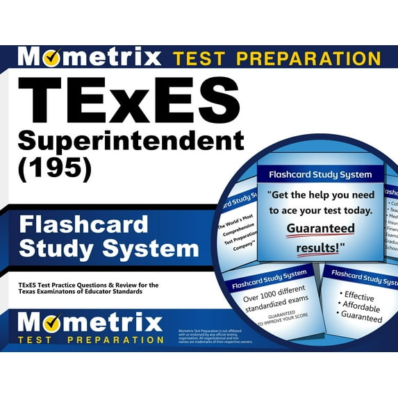 TExES Superintendent (195) Flashcard Study System : TExES Test Practice Questions & Review for the Texas Examinations of Educator Standards (Cards)