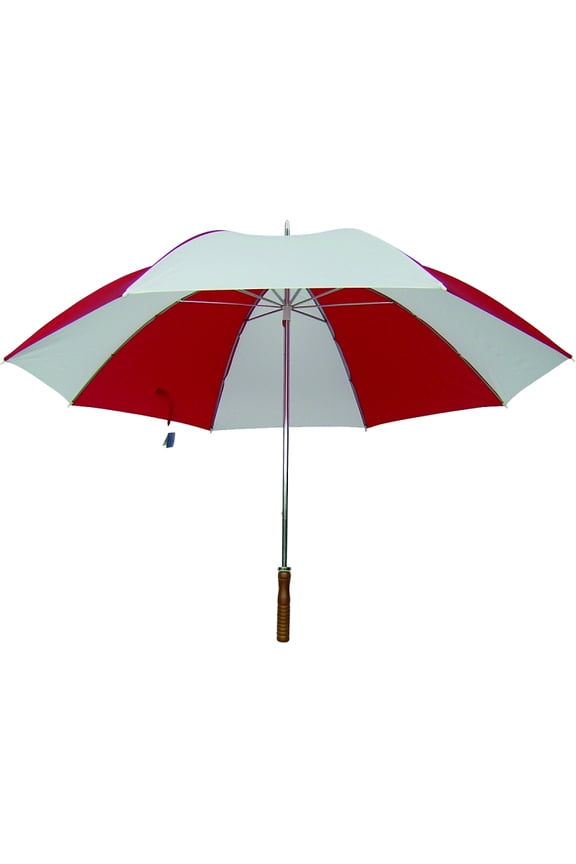 TF-06 Golf Umbrella, 29 in Dia, Nylon, Red/White