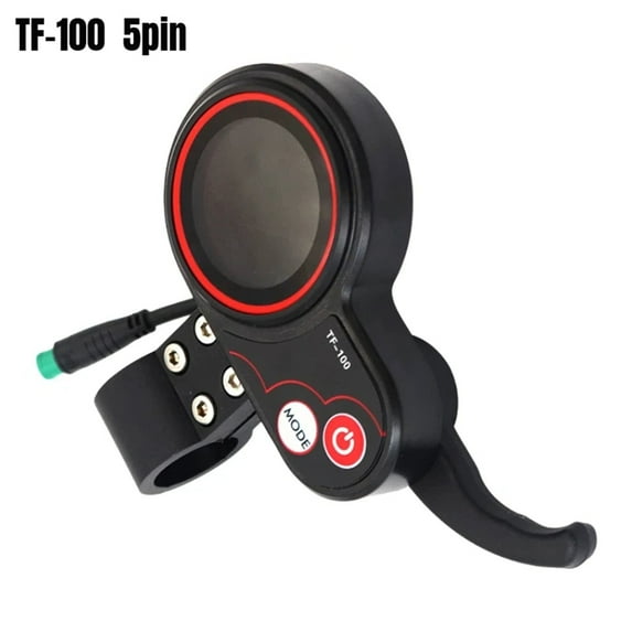 TF-100 5-pin universal electric scooter LCD throttle controller 36-60V electric scooter display controller power switch waterproof plug and play suitable for Kugoo, Yume, TIFGALOP, INXING, Kaabo