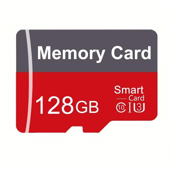 TF Card 128GB with Adapter, High Speed Memory Card, UHS-I C10 A1 Memory TF Card for Tablet/Mobile Phone/Camera/Car Audio/Game Console