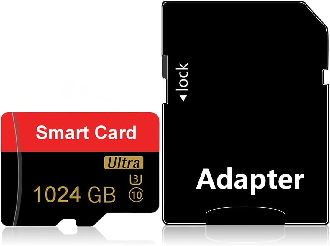 TF Card 1TB Micro SD Card,Micro SD Memory Cards 1TB Class 10 Mini SD