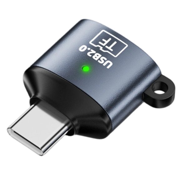 TF Card Reader Adapter For Laptops Tablets And Phones with Rapid File Transfer