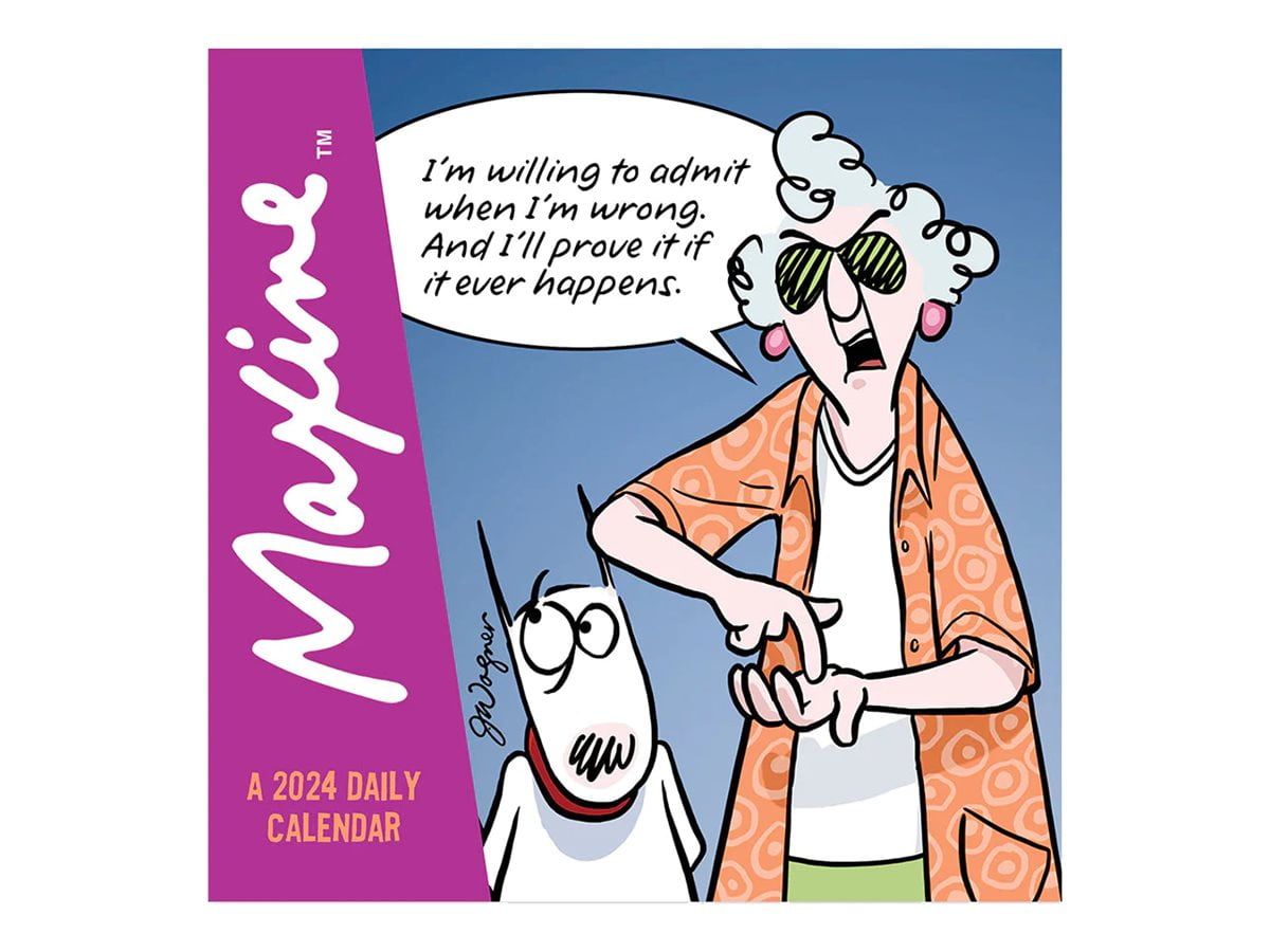 TF Publishing Daily calendar desktop 2024 Maxine day to view