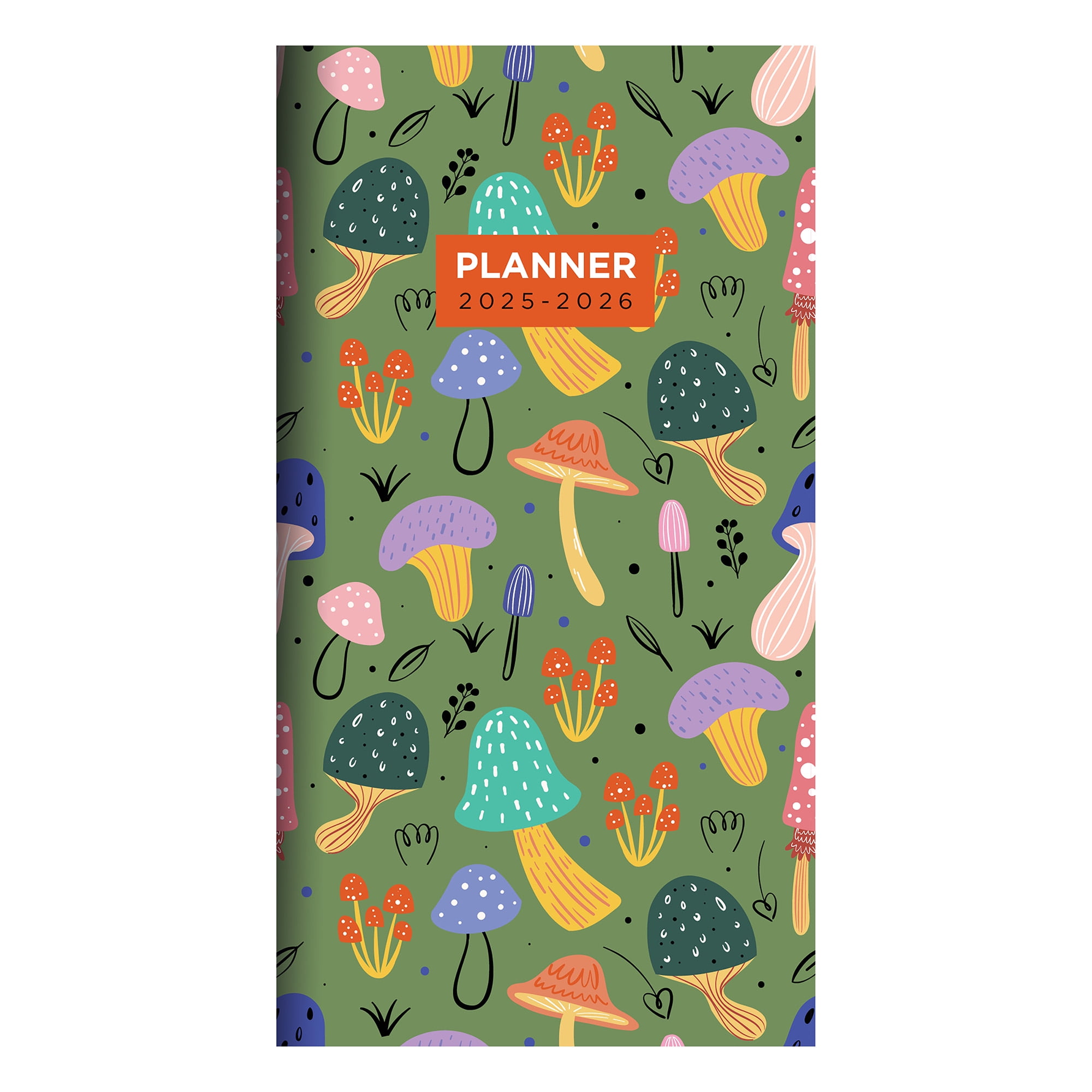 TF PUBLISHING 20252026 Mushroom Patch 2Year Small Pocket Planner