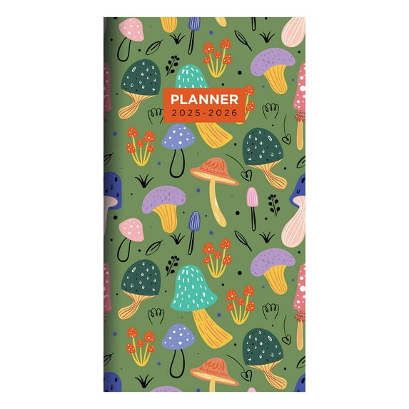 TF PUBLISHING 2025-2026 Mushroom Patch 2-Year Small Pocket Planner