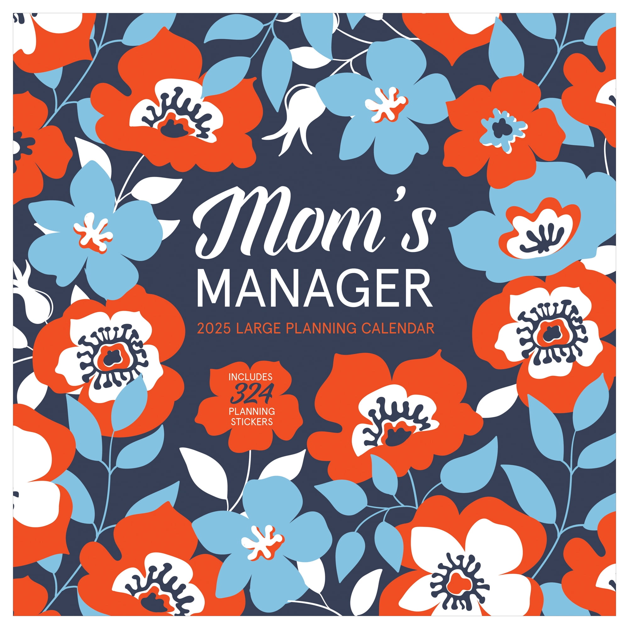 TF PUBLISHING 2025 Mom's Manager Wall Calendar Premium Matte Paper