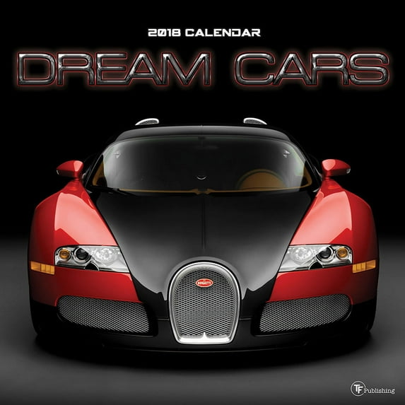 TF Publishing 2018 Dream Cars Wall Calendar