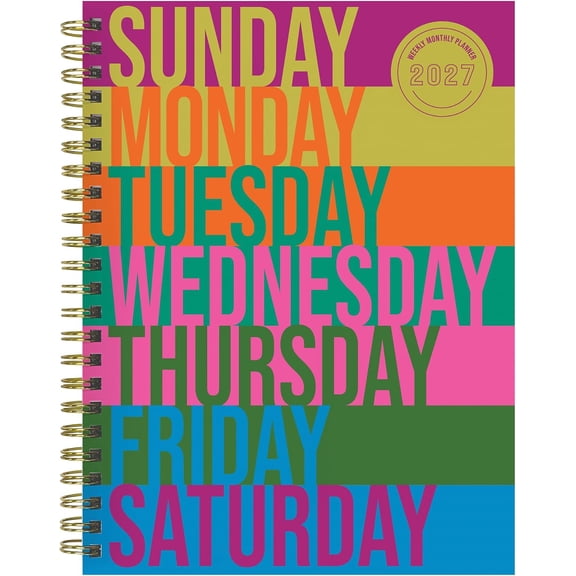 TF Publishing 2027 All Week Long Medium Weekly Monthly Planner