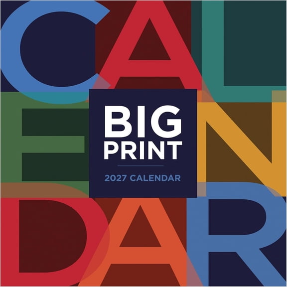 TF Publishing 2027 Big Print Wall Calendar