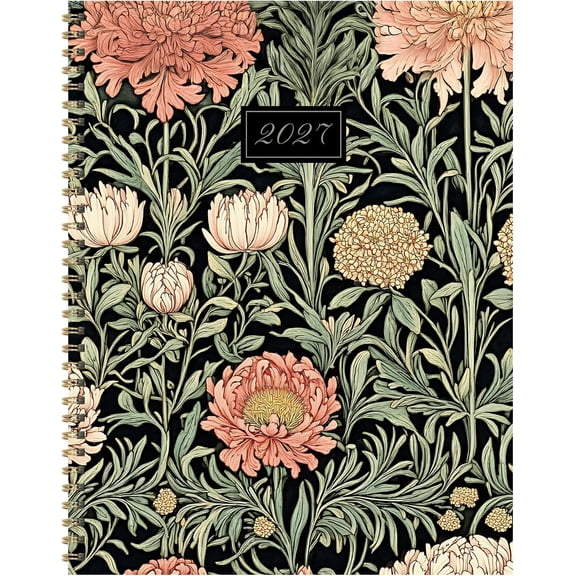 TF Publishing 2027 Formal Flowers Large Weekly Monthly Planner