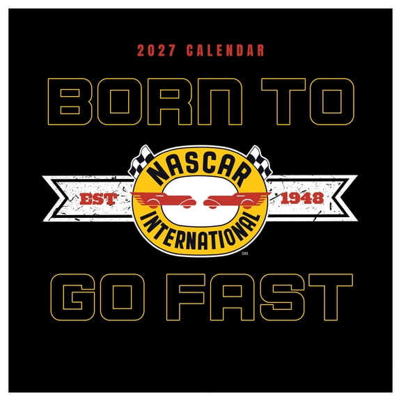 NASCAR 12" x 12" 2027 Wall Calendar