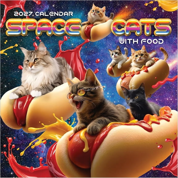 TF Publishing 2027 Space Cats Mini Calendar