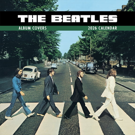 TF Publishing, Beatles 2026 Wall Calendar, 12'' X 12'', 12-Month Calendar with Stapled Binding