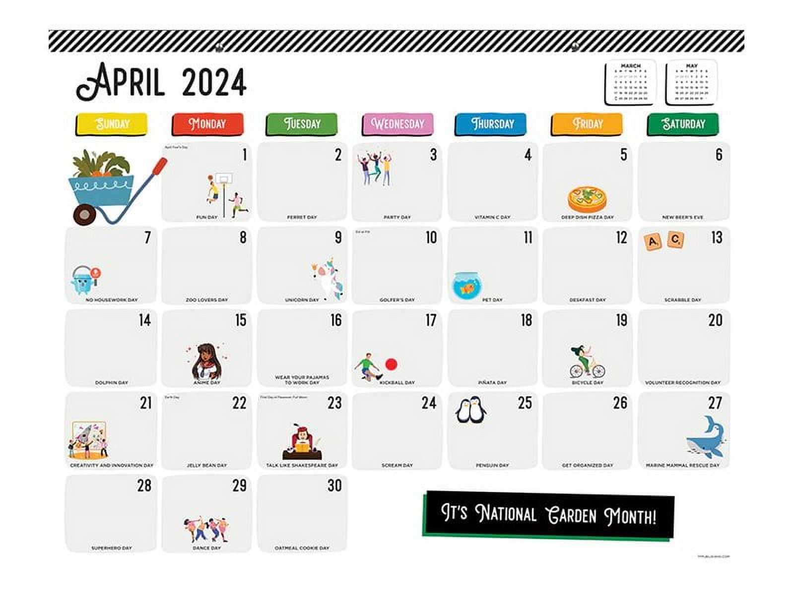 TF Publishing Desk pad monthly blotter calendar desktop 2024