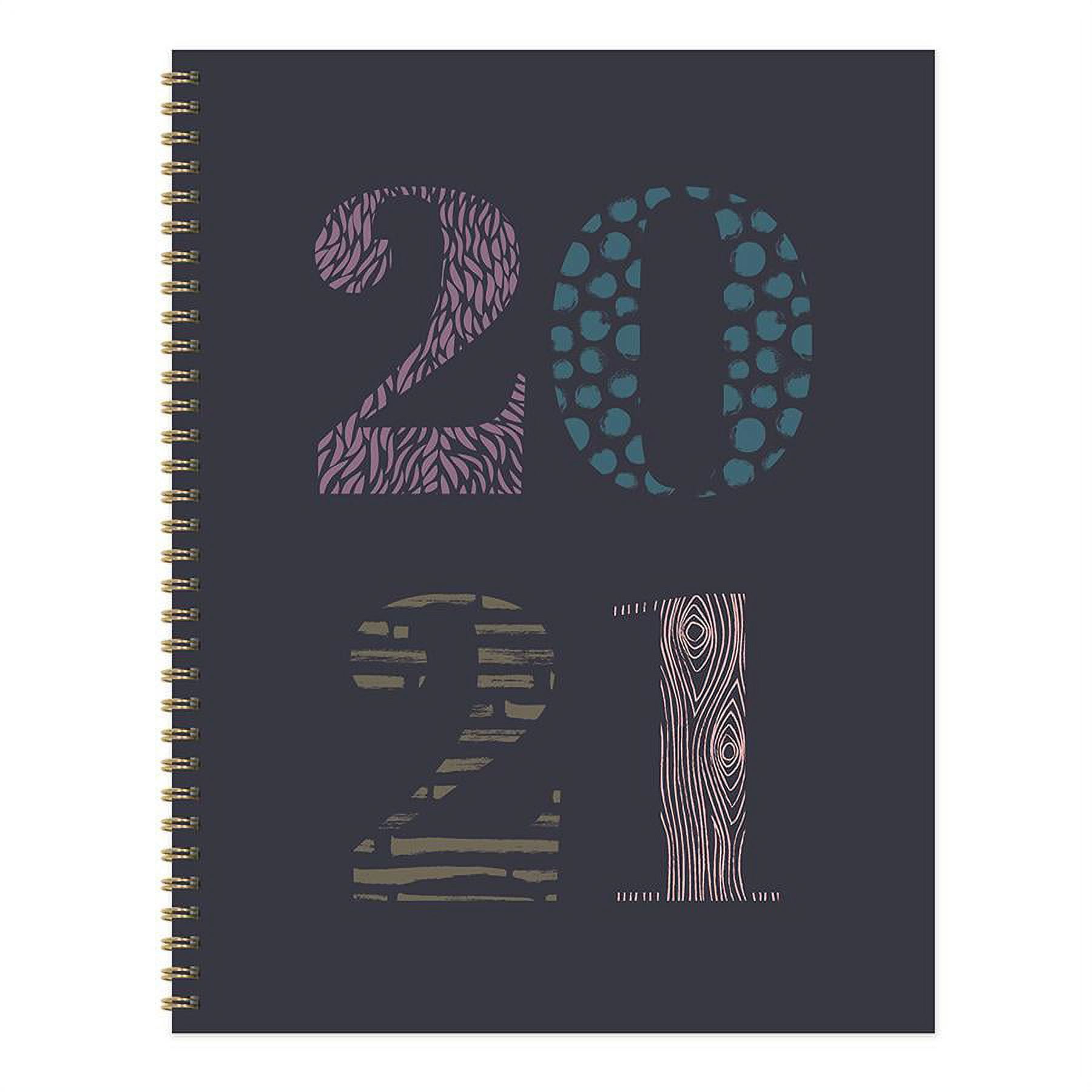 TF Publishing Large Weekly/Monthly Planner, 81/2" x 11", Purple