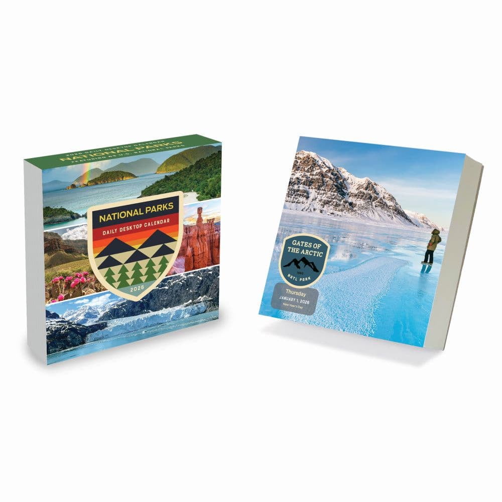 TF Publishing, National Parks 2026 Desk Calendar, 5.25'' X 5.25