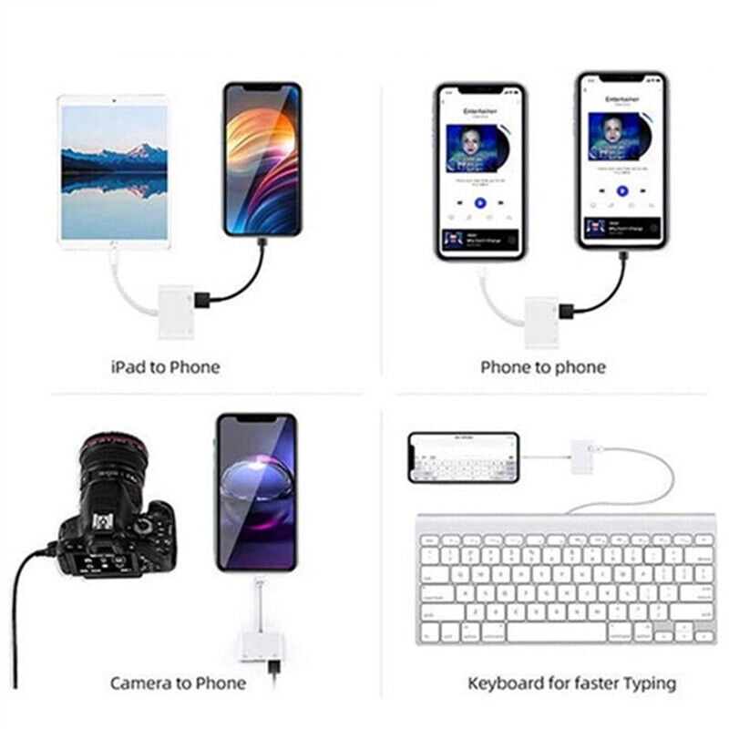TF/SD Card Adapter Camera Reader Android Type-c For iPhone15 Pro Max ...