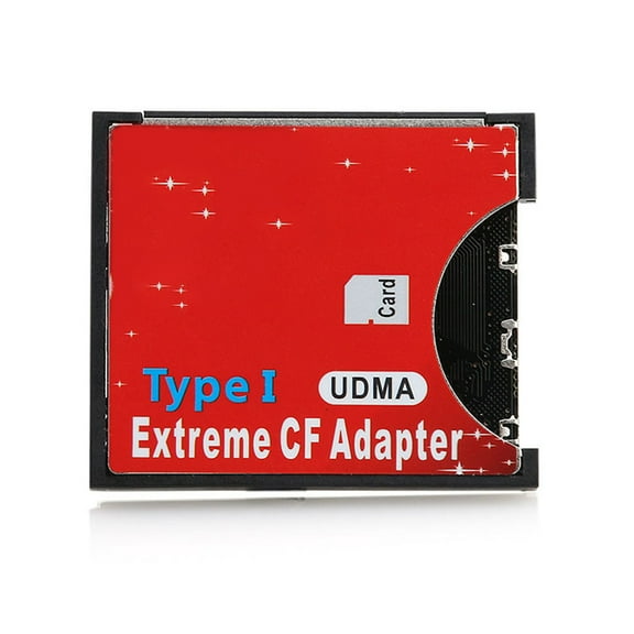 TF to CF Card Adapter Micro-SD SDXC to Compact Flash Memory Card Reader