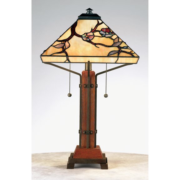 2 Light Table Lamp Quoizel Lighting Tf6898m