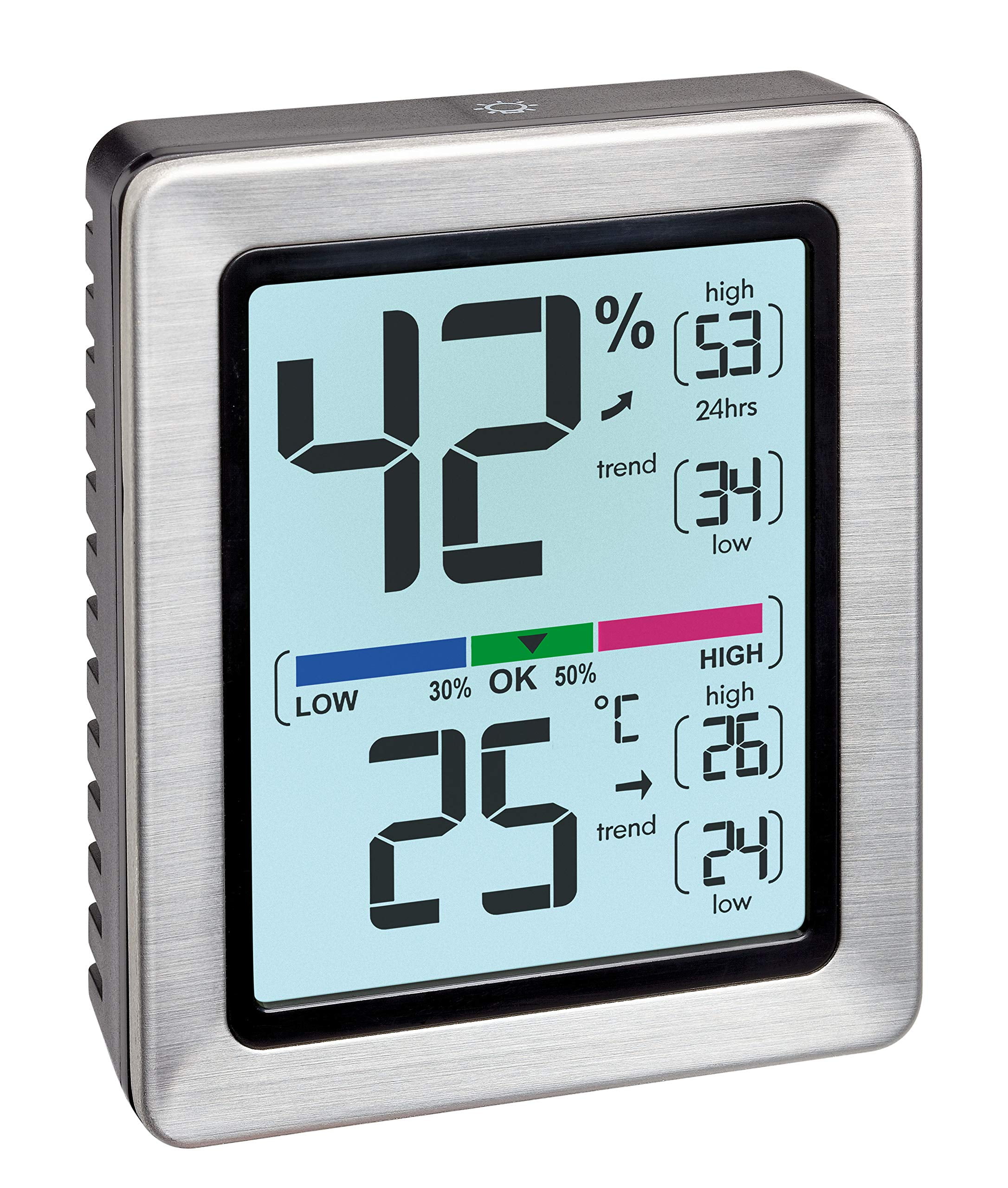 TFA Dostmann digital thermo-hygrometer Exacto, 30.5047.54, indoor, accurate temperature and hum