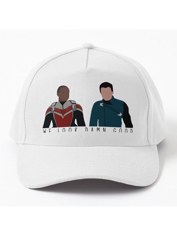 TFATWS Bucky and Sam Baseball Cap, Superhero Duo Fan Graphic Design, Classic Hat