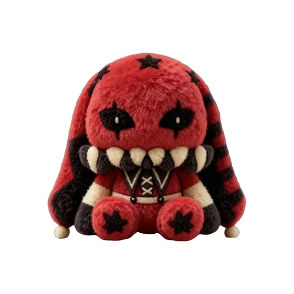 TFC Pierrot Plush Toy Game Freak Circu Character Stuffed Doll(Red-14cm)