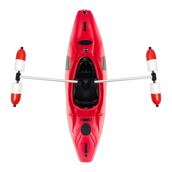 TFCFL 1 Pair Marine Boat Kayak Canoe PVC Outrigger Arms Stabilizer System Outrigger Arms Fishing Sidekick Kit