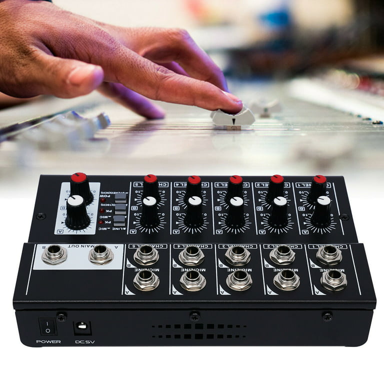 TFCFL 10 Channel Mini Audio Mixer Sound Board Mixing Console DJ Stage Live  Studio 110V