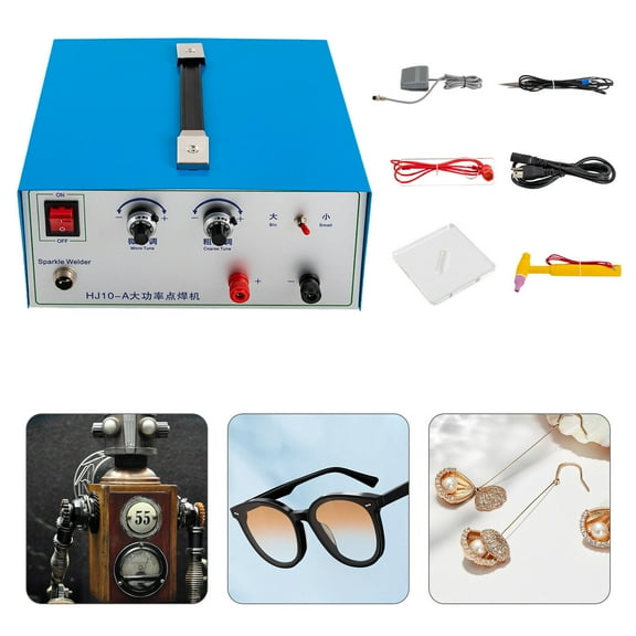TFCFL 100A Pulse Sparkle Spot Welder Platinum Gold Silver Jewelry Welding Machine 110V 500W