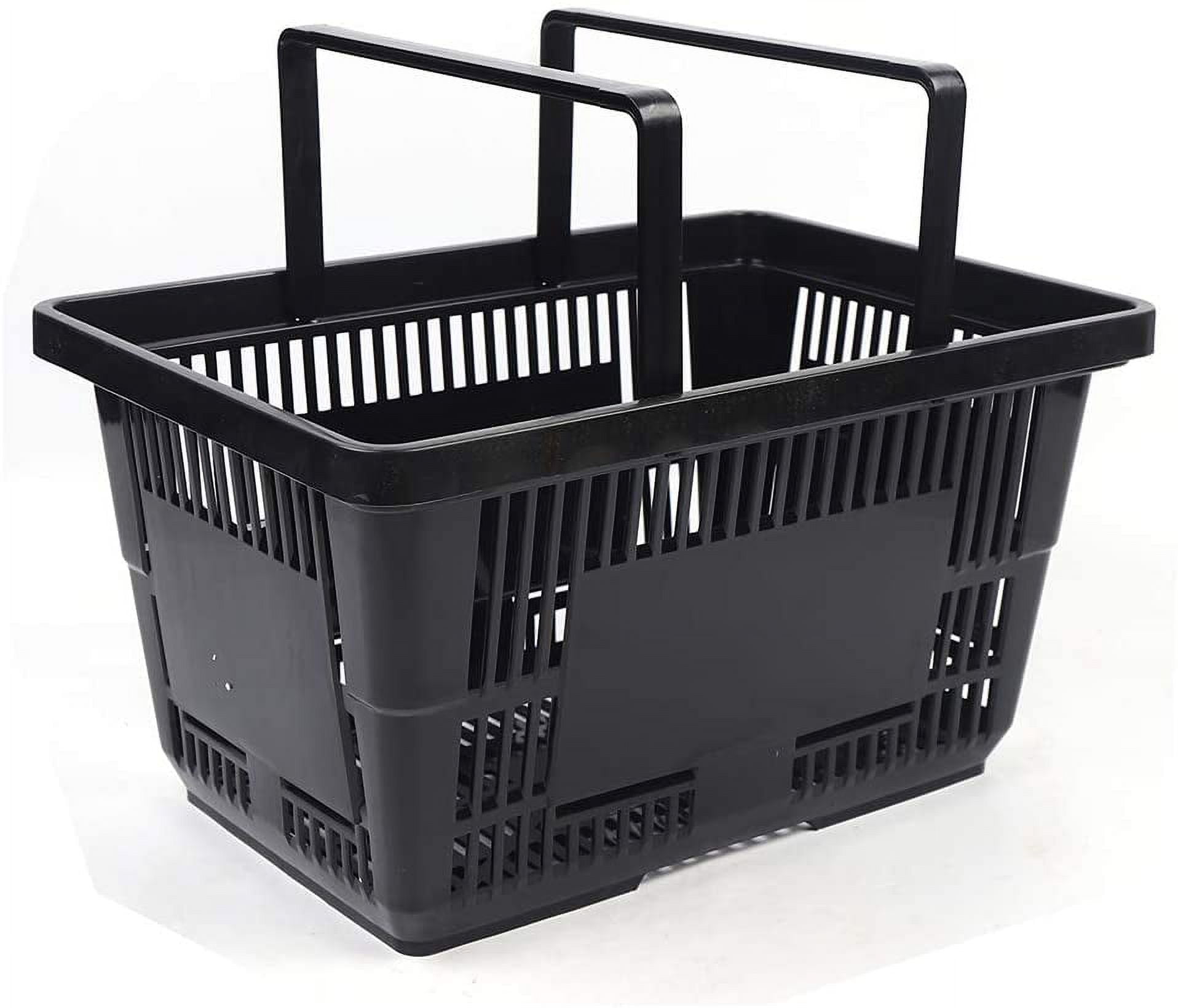 28L-Black Plastic Storage Crates, Pack Of 2 Collapsible Plastic Crates Bins  Basket, Stackable Plastic Storage Boxes Container With Lid For Car Home  Office Kitchen Clothes Shoes Grocery Toys Books 