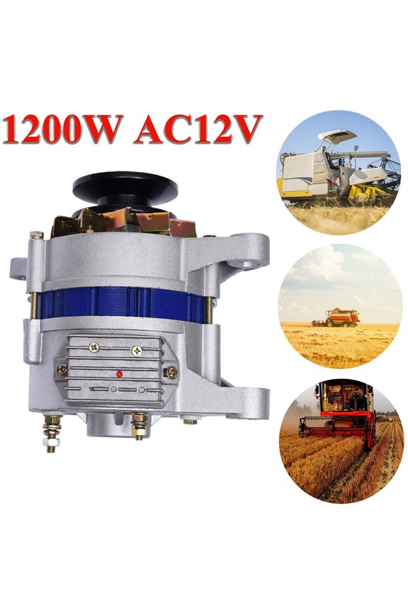 1200W Permanent Magnet Synchronous Generator DC 12V Low Rpm Alternator Charging and Lighting