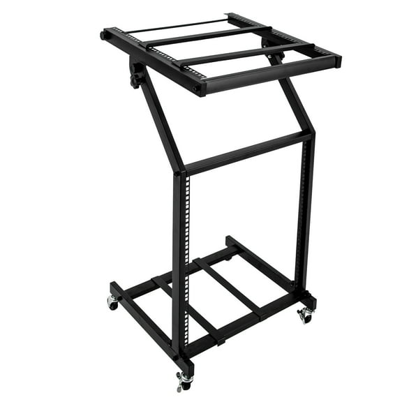 TFCFL 12U DJ Mixer Stand Rack Mount Stage Cart Music Equipment Studio Party Show