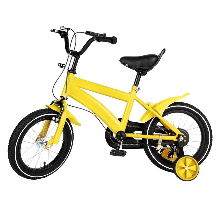 TFCFL 14 Inch Kids Bike Children Bicycle Boys Girls Safe Bicycle