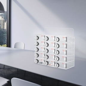 15 Slots Acrylic Cellphone Locker Case Mobile Phone Storage Cabinet with Combination Lock 10*5*18cm