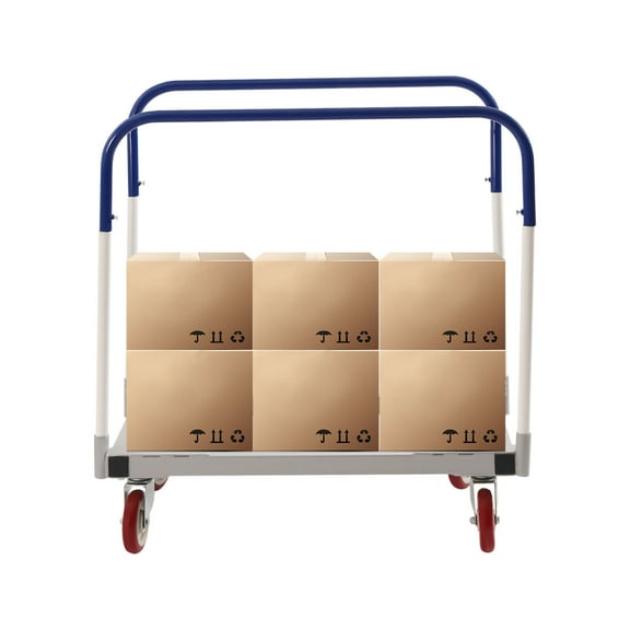 TFCFL 1500LB Industrial Panel Cart Dolly Heavy Duty Moving Cart with Steel Frame 5 Inch Casters