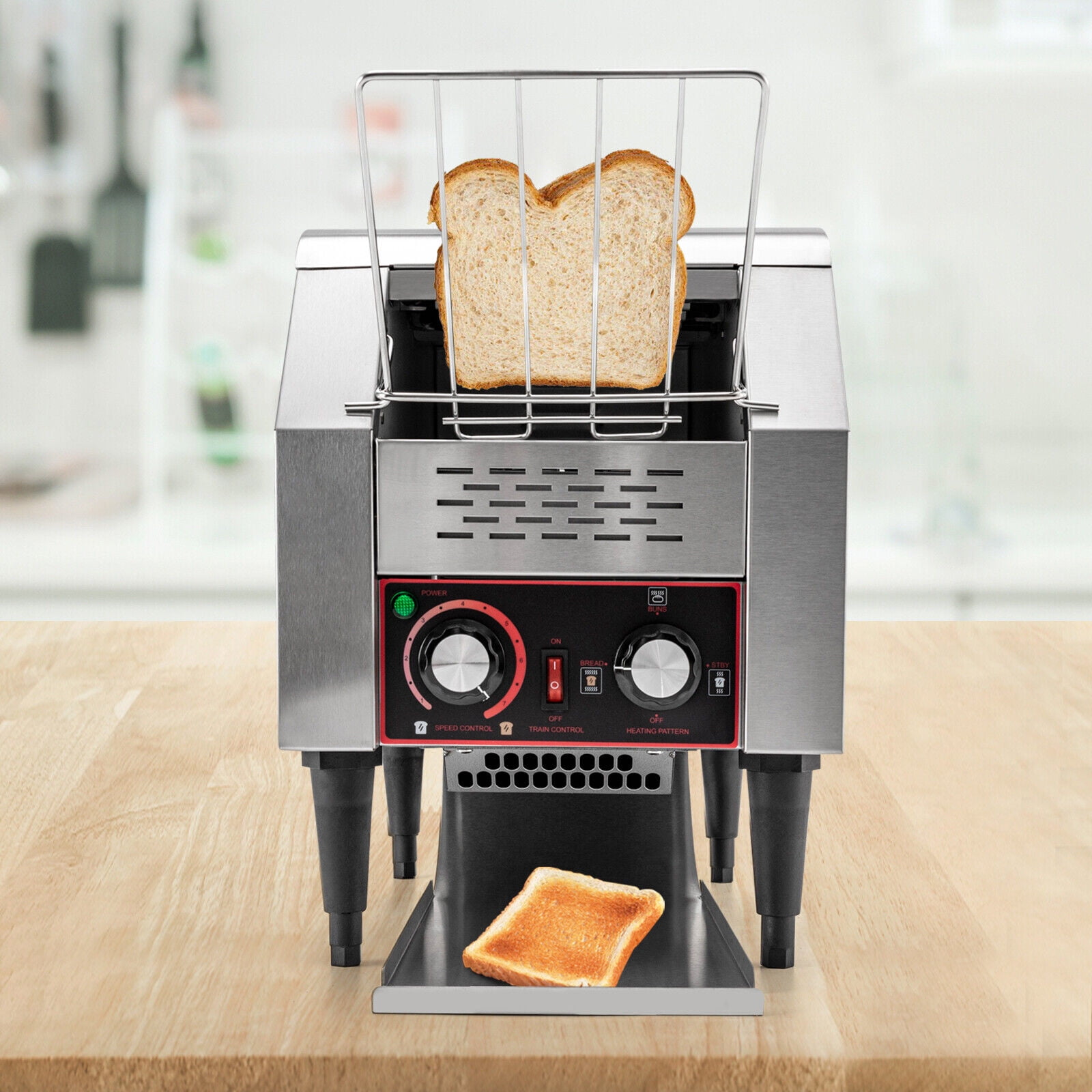 TFCFL 150Slices/H 1300W Commercial Conveyor Toaster Stainless