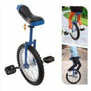 TFCFL 16in Unicycle One Wheel Balance Exercise Bicycle Adult Training Cycling Adjustable Height