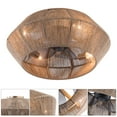 thumbnail image 1 of TFCFL 18'' Boho Ceiling Fan Light Rattan Caged Flush Mount Fan Chandelier Lamp 6 Speeds with Remote Control, 1 of 24