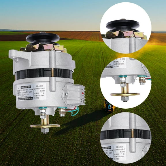 TFCFL 1KW 12V PMA Permanent Magnet Generator AC Brushless Low Rpm Alternator Synchronous Generator Double Wheel