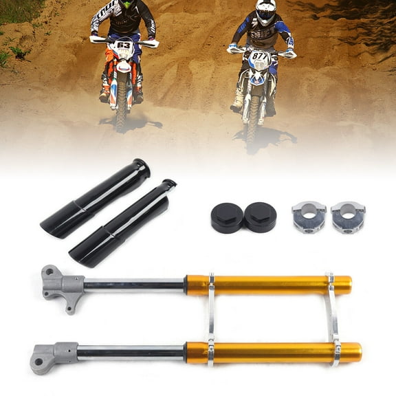 TFCFL 21.6in 2-Stroke Mini Front Fork Shocker 49cc Dirt Pit Bike Triple Tree Clamp Inverted
