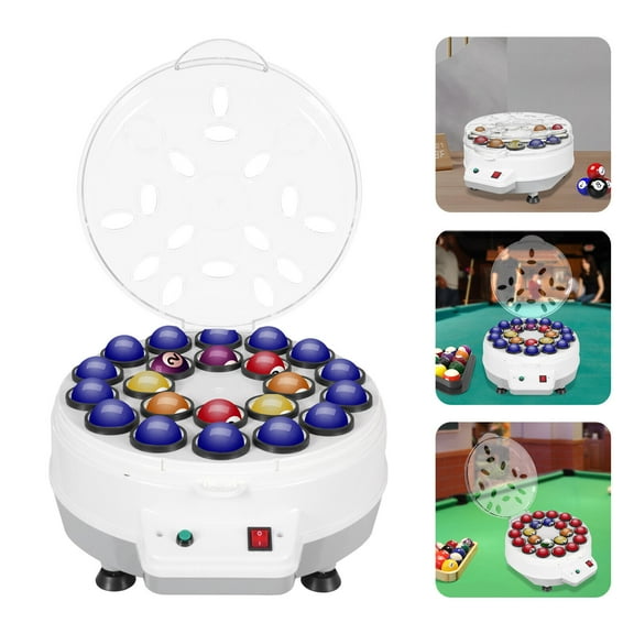 TFCFL 22 Balls Automatic Pool Balls Cleaner Billiard Ball Cleaning Polisher Snooker 180W 2000rpm