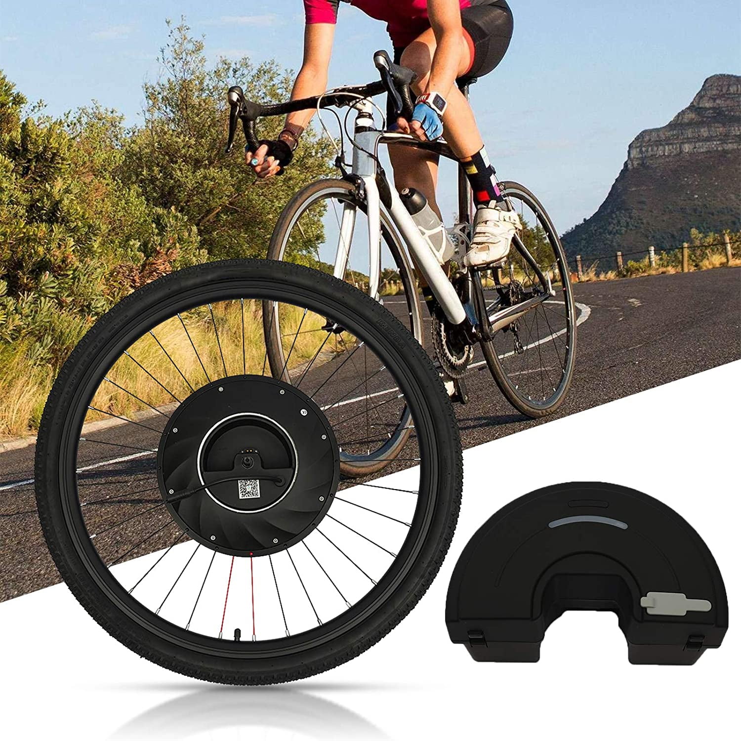 TFCFL 24 inch Bicycle Motor Conversion Kit 36V Front Wheel