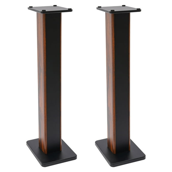 TFCFL 35.43 Inch Wood Bookshelf Speaker Stands Studio Monitor Speaker Stand Audio Support Holder Column Kit