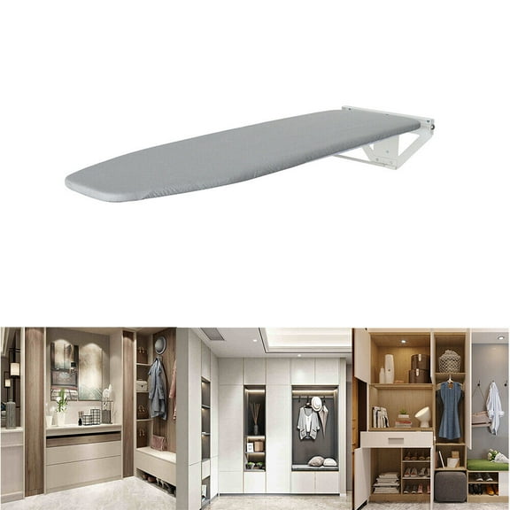 TFCFL 39"x12" Folding Compact Ironing Board Wall Mounted Rotating Ironing Station Space Saver
