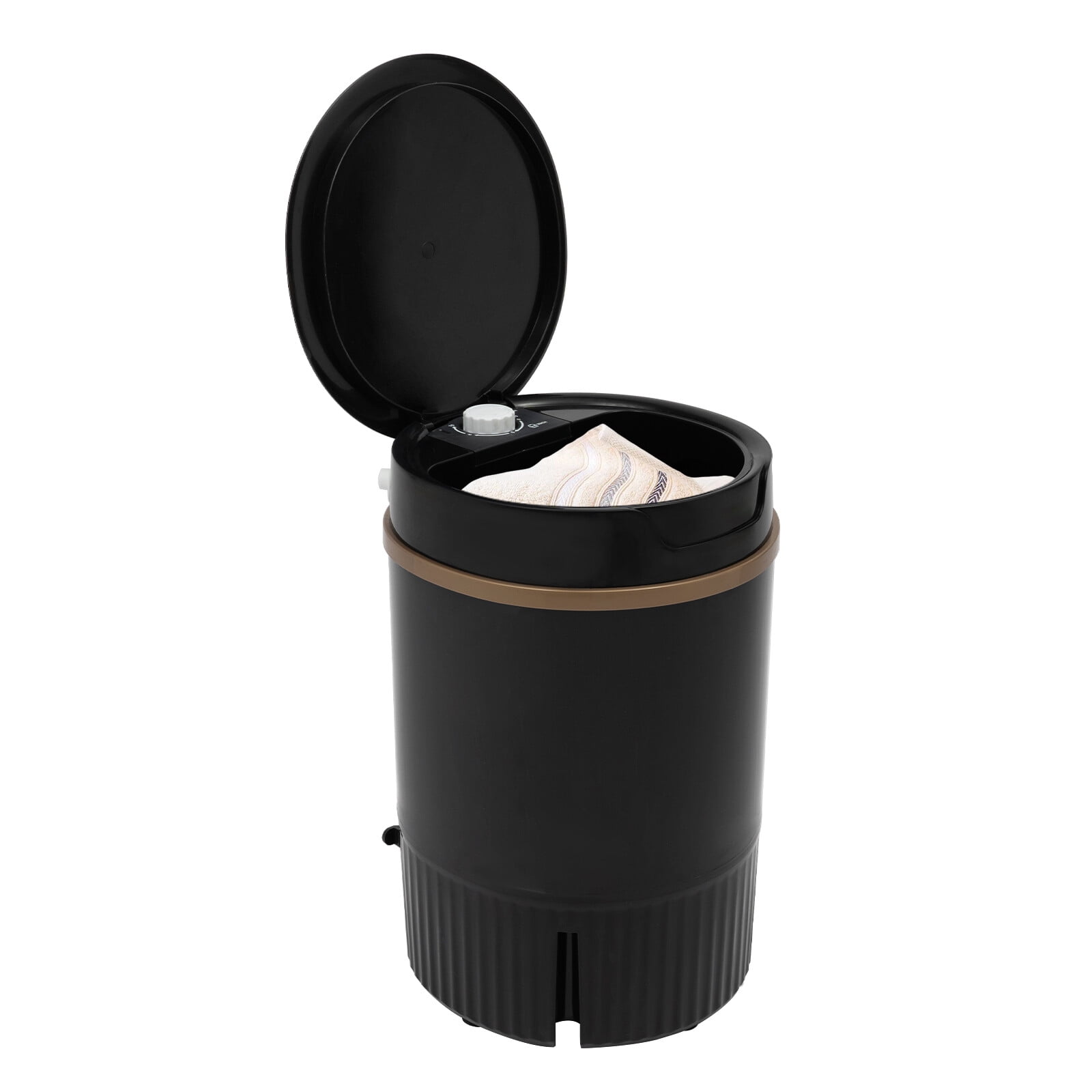 TFCFL 4.5L Portable Mini Washing Machine Washer with Drainage Basket Multi-Functional Black