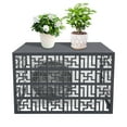 thumbnail image 1 of TFCFL 4 Panel Air Conditioner Fence Aluminium Air Comditioning Units Privacy Screen Dark Gray, 1 of 16