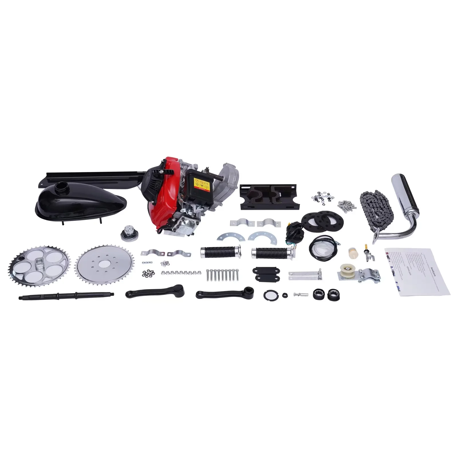 TFCFL 4 Stroke Engine 49CC 4-Stroke Gas Petrol Motorized Bicycle Kit Bike  Engine Motor Scooter Kit 