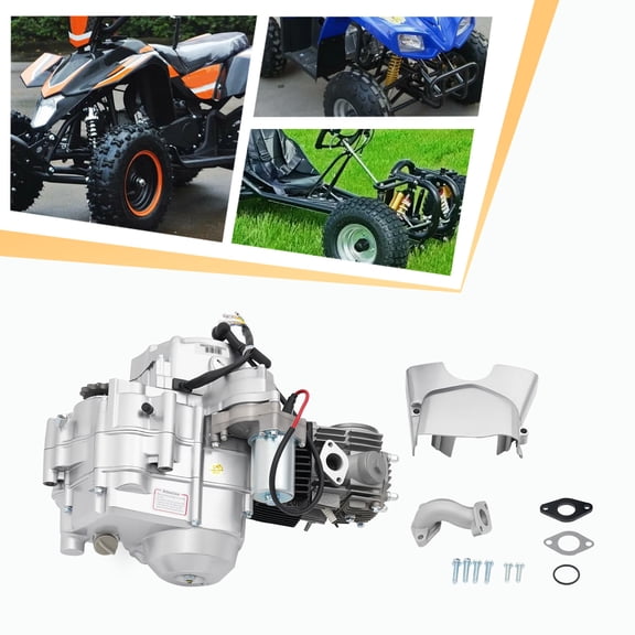 TFCFL 4 Stroke Engine Motor Auto Transmission Single Cylinder Engine For 50cc/70cc/90cc/110cc ATV and Go Karts