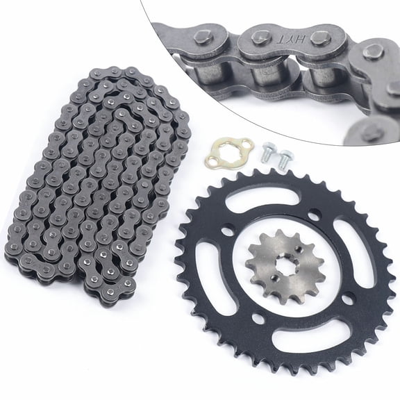TFCFL 420 Chain & Sprocket Set For SSR Pit Bike 110cc 125cc ATV Gokarts Dirt Pit Bike NEW