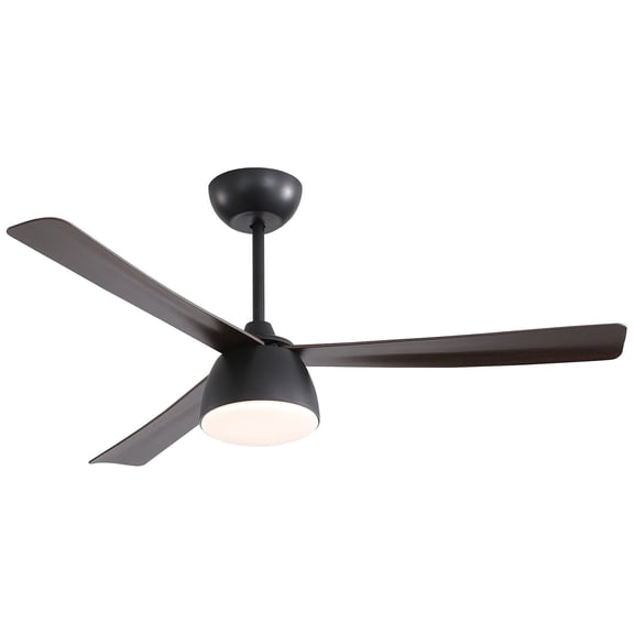 TFCFL 52'' Industrial Ceiling Fan w/ LED Light Fandelier 6 Speed Settings Remote Control Fan Chandelier
